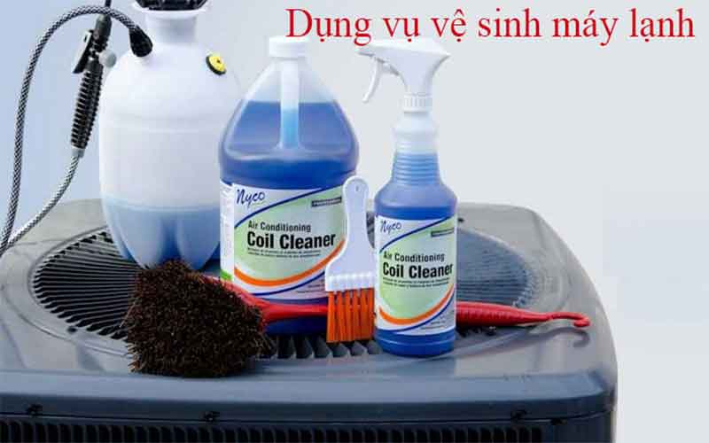 Dụng cụ vệ sinh máy lạnh