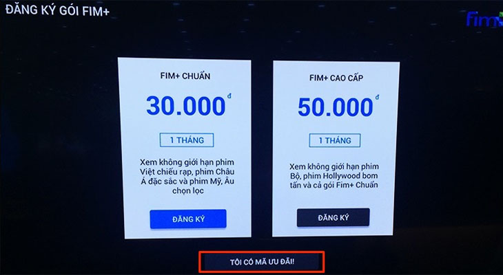 Hướng dẫn cách dùng ứng dụng Fim+ trên tivi Sony 2019