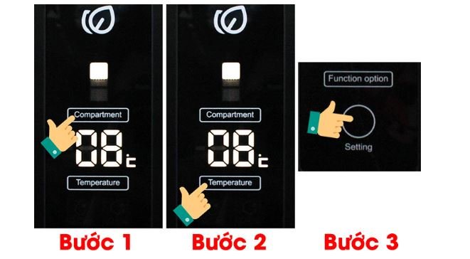 Cách sử dụng bảng điều khiển tủ lạnh Aqua
