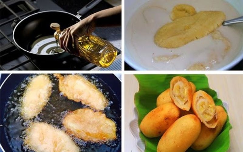 cách làm chuối chiên