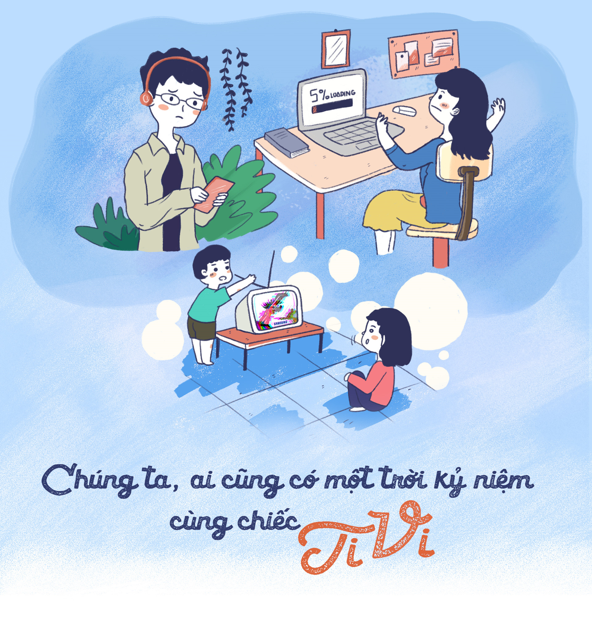 Chúng ta ai cũng có một trời kỉ niệm cùng chiếc Tivi