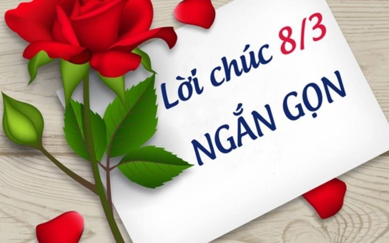 Lời chúc 8/3 ngắn gọn tặng Bà