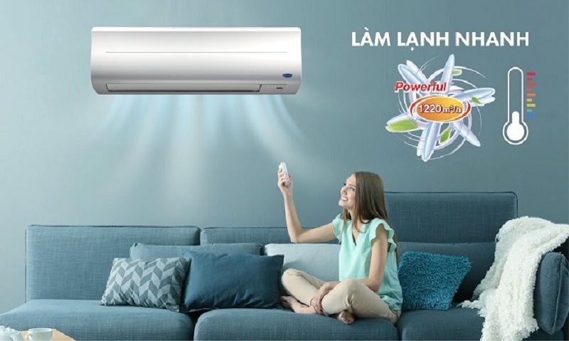 Máy lạnh Carrier inverter 1 HP 38GCVBE010-703V/42GCVBE010-703V