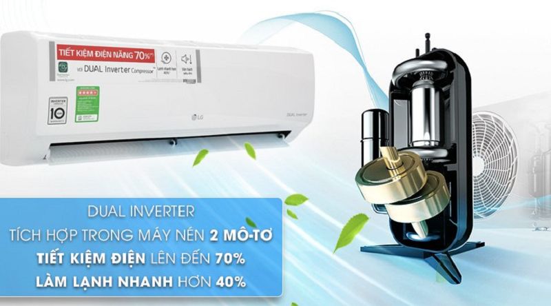 may-lanh-LG Inverter 1 HP V10ENH