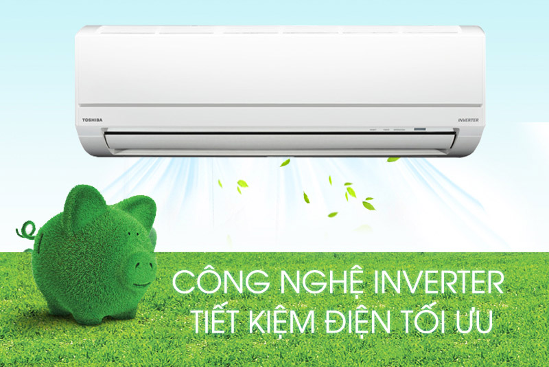Máy Toshiba Inverter 1.0 HP RAS-H10KKCVG-V