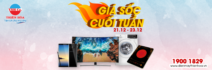 GIÁ SỐC CUỐI TUẦN 21/12 - 23/12