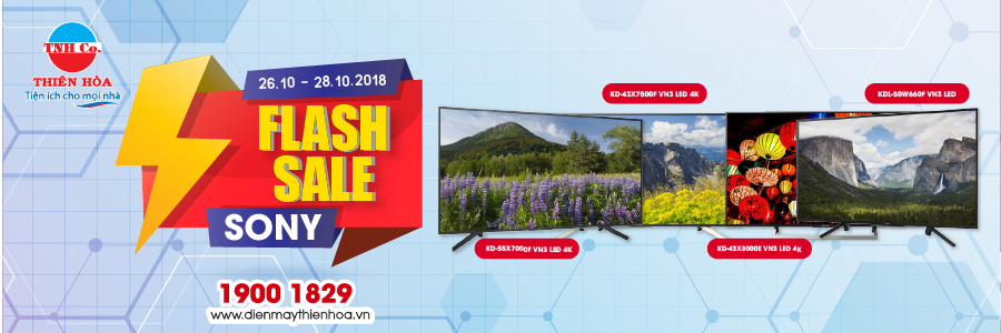 FLASH SALE TIVI SONY 26.10 - 28.10