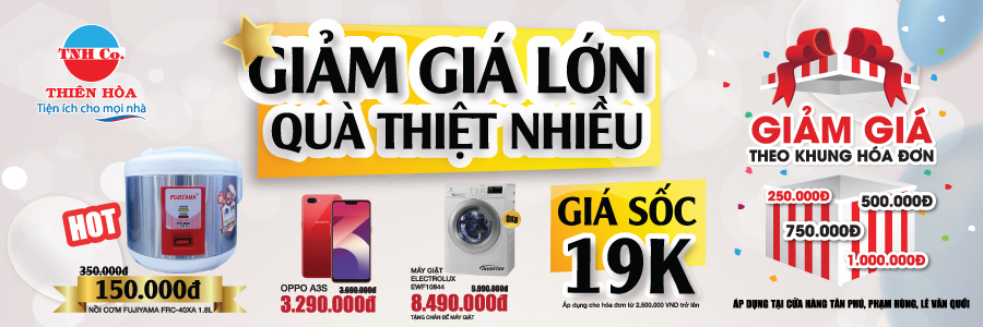 GIẢM GIÁ LỚN QUÀ THIỆT NHIỀU