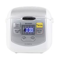 Nồi cơm điện tử Sharp 0.72 lít KS-COM08V-SL