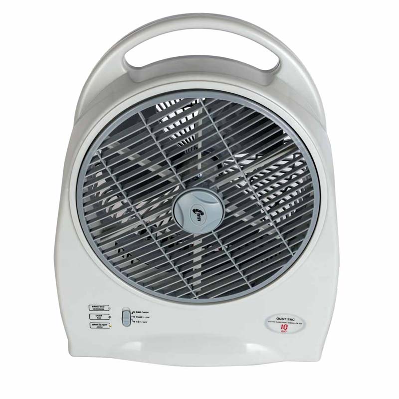 Quạt sạc ASIA VINA QS1001-SV0