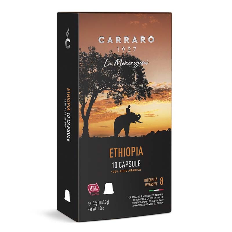 Cà phê CAPSULE CARRARO SINGLE ORIGIN ETHIOPIA