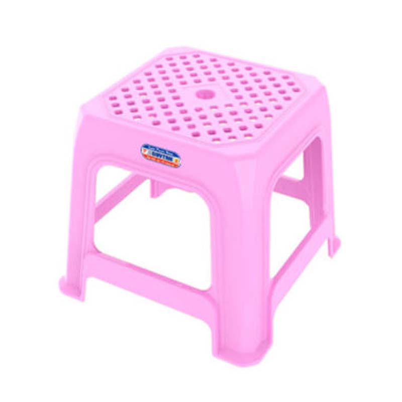 Ghế lùn mặt lưới - hồng