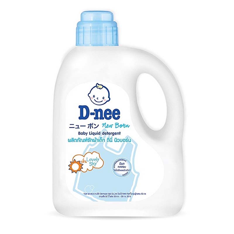 Nước giặt quần áo em bé D-NEE xanh 960ml