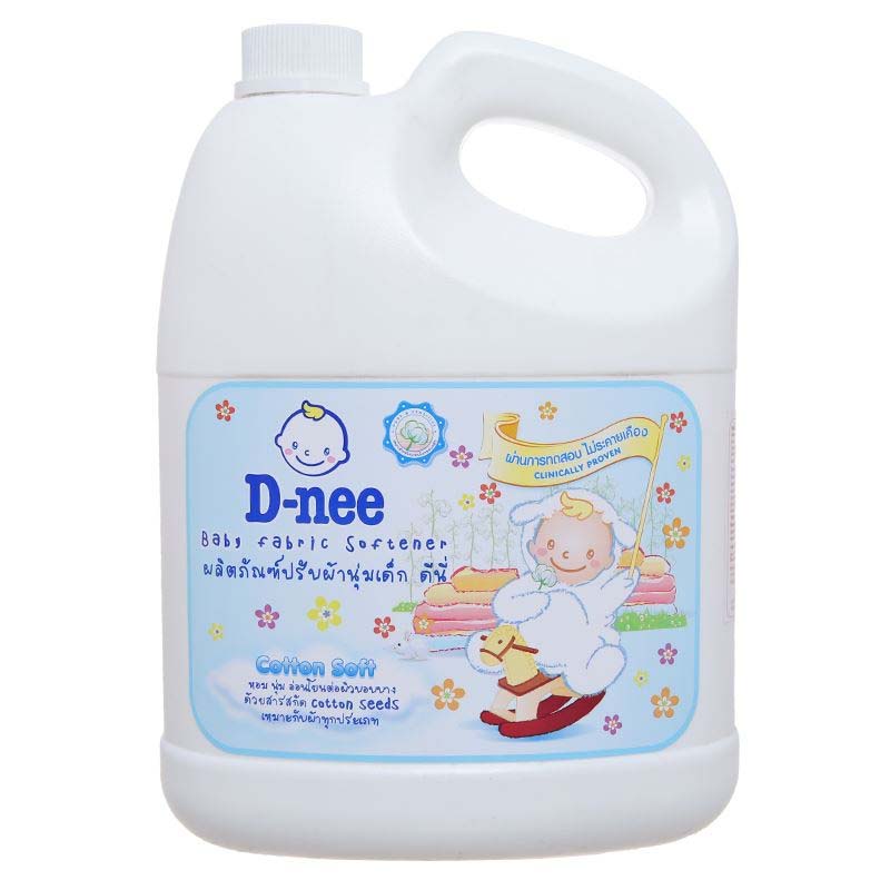 Nước xả mềm quần áo em bé D-NEE trắng 3L