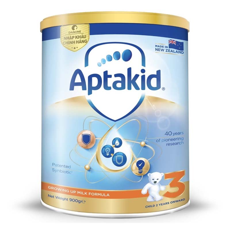 Thực phẩm bổ sung APTAKID 3 GROWING UP MILK FORMULA trên 24 tháng (900G)