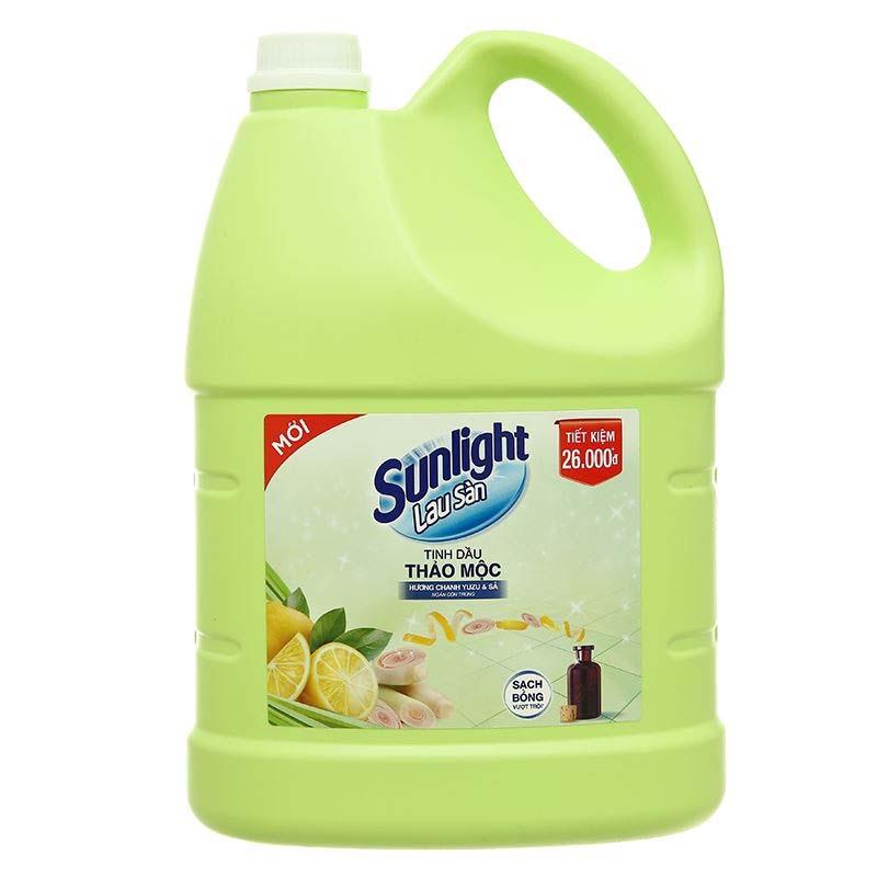SUNLIGHT Nước lau sàn sả chanh 3.6KG