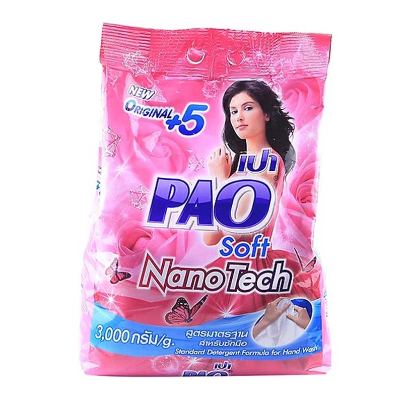 Bột giặt PAO 5KG hồng