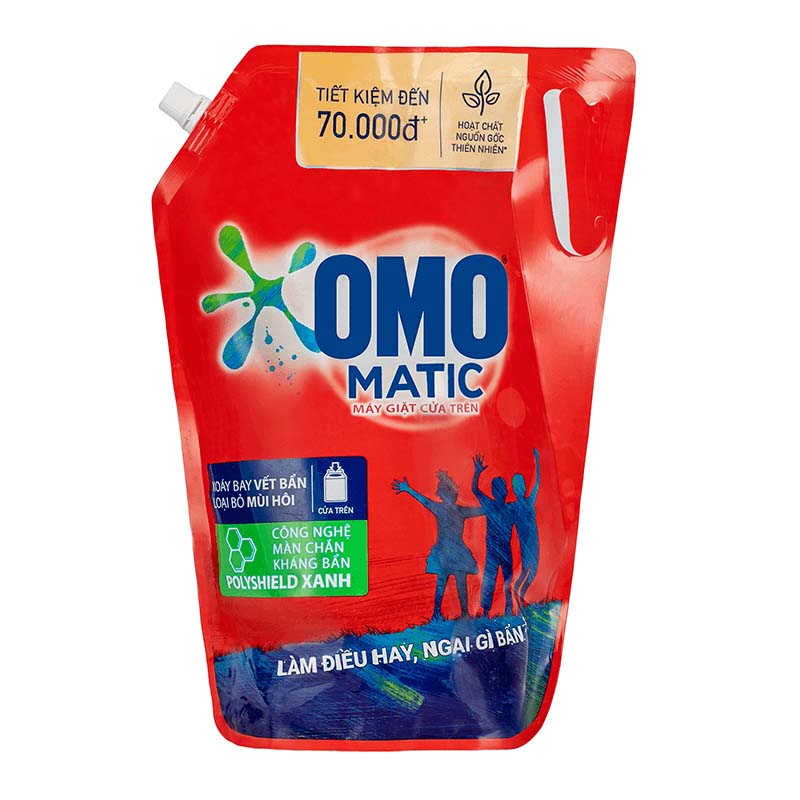 Nước giặt OMO 3.1KG (Cửa trên-túi)
