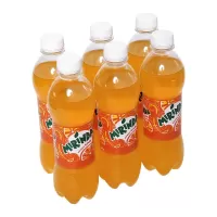 Lốc 6 chai nhựa Mirinda cam 390ml