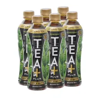 Lốc 6 chai nhựa Trà ô long TEA+ 455ml