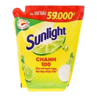 Nước rửa chén SUNLIGHT chanh 2.6kg