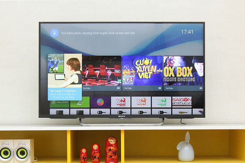 Tivi led sony kdl-43w800c cho hình ảnh Full HD hình ảnh sống động