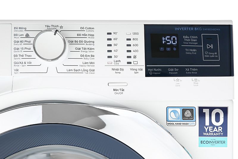 Điều khoản, chính sách bảo hành máy giặt Electrolux