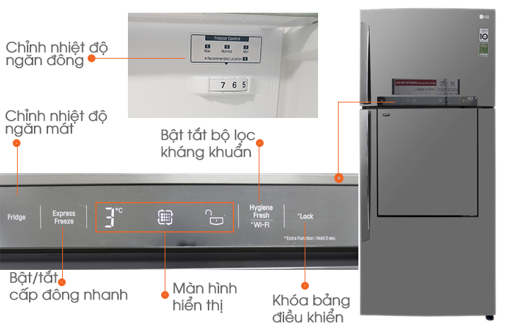 Tất tần tật cách sử dụng bảng điều khiển tủ lạnh LG dòng mới cho người mới sử dụng