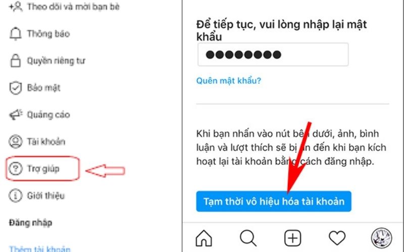 cách xóa instagram